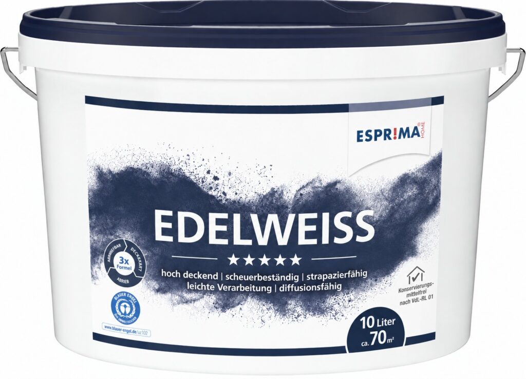 ESPR!MA Edelweiss KF – 10-Liter-Gebinde